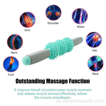 Punto de gatillo Sport Spiky Ball Massage Roller Stick